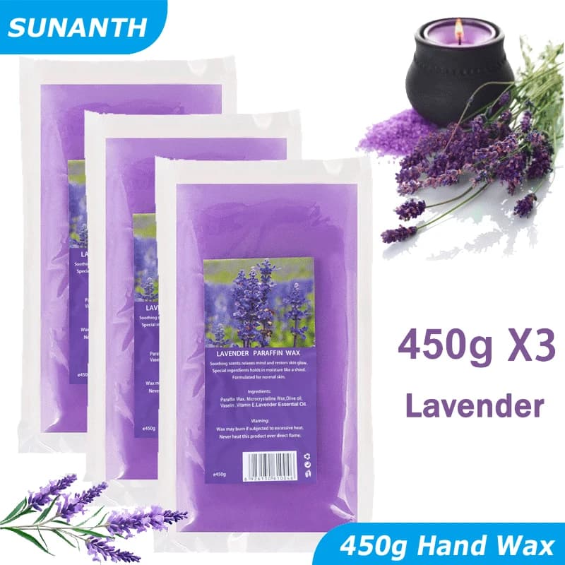Lavender scented peel‑off mask for hands and feet — image 1