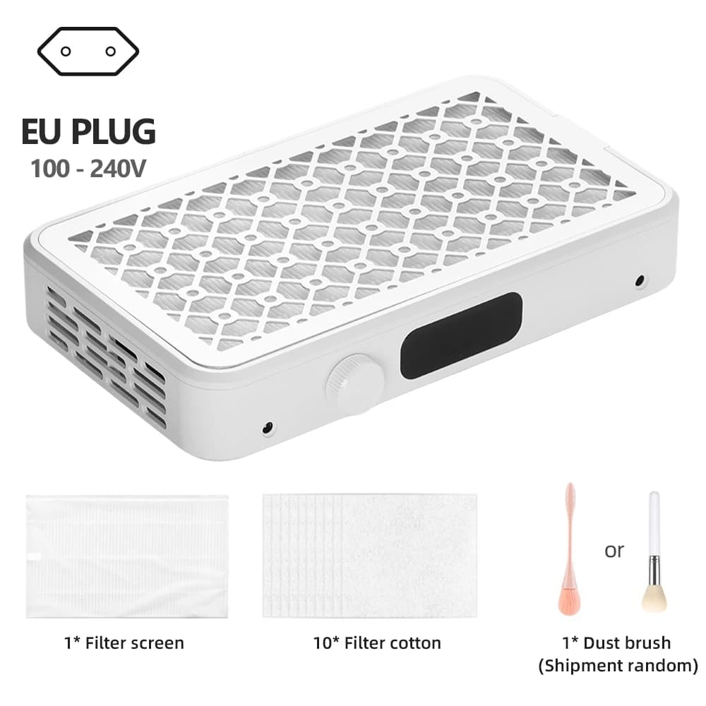 brushless turbo nail dust vacuum cleaner — image 8