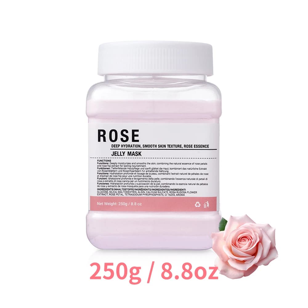 Rose hyaluronic acid collagen jelly face mask — image 7