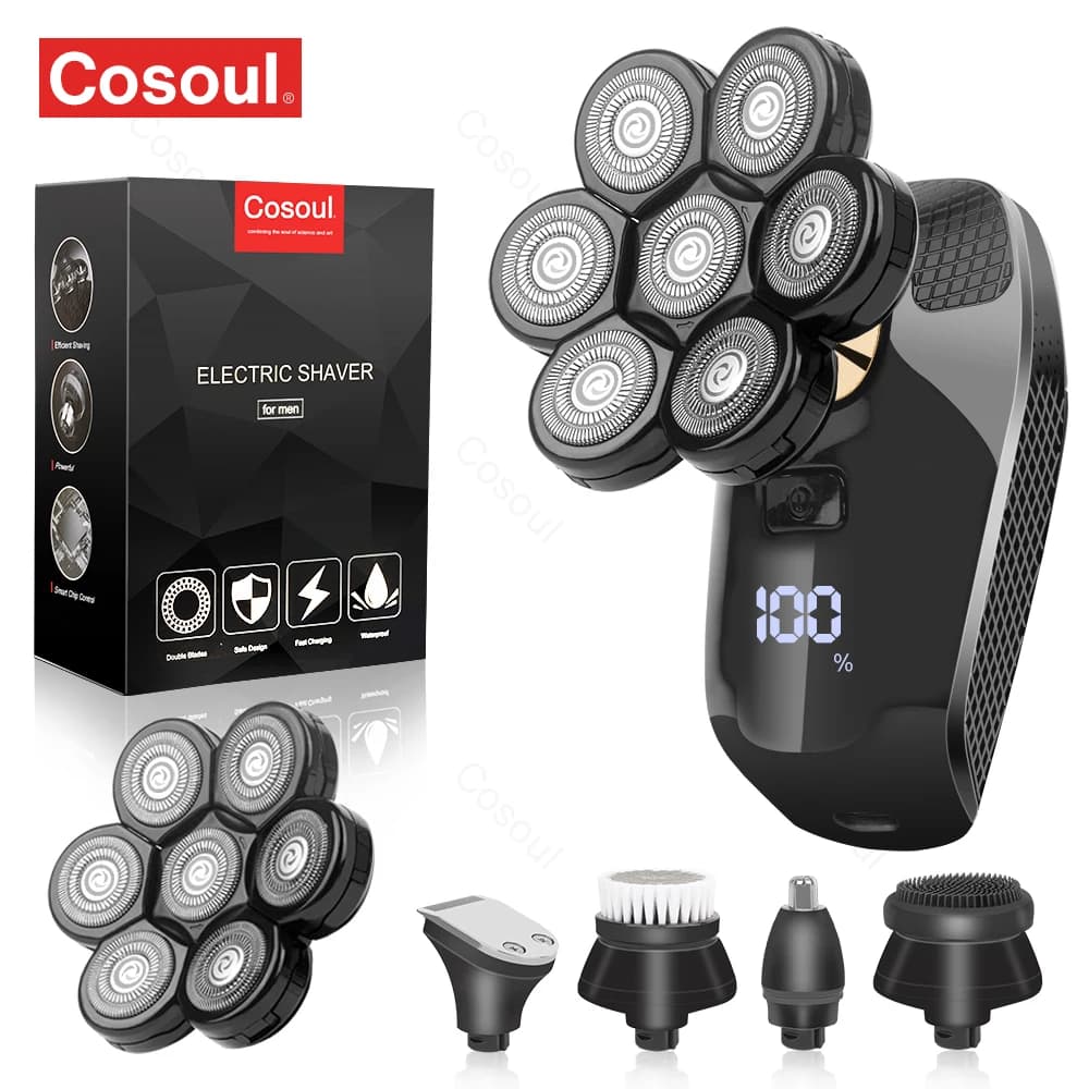 men's electric shaver for beard and bald head — image 7