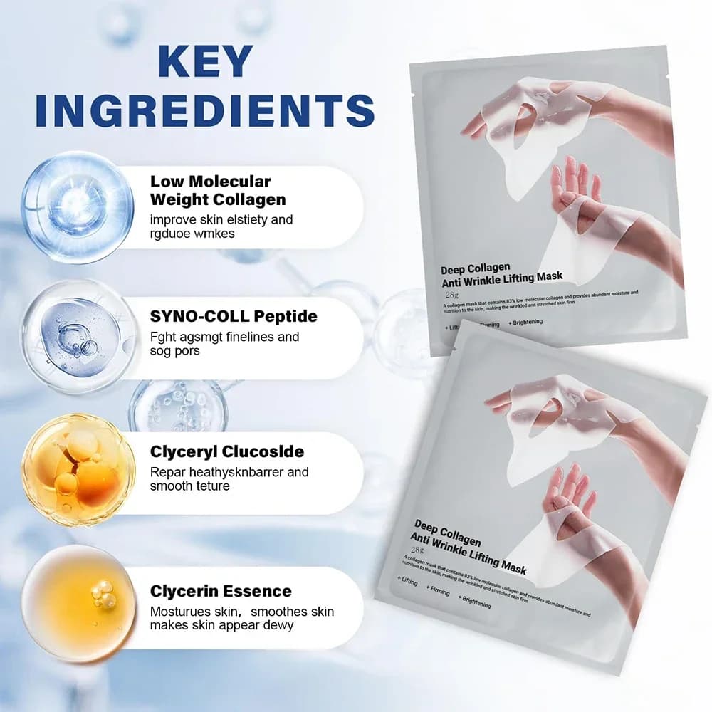 deep collagen lifting face mask pack — image 5