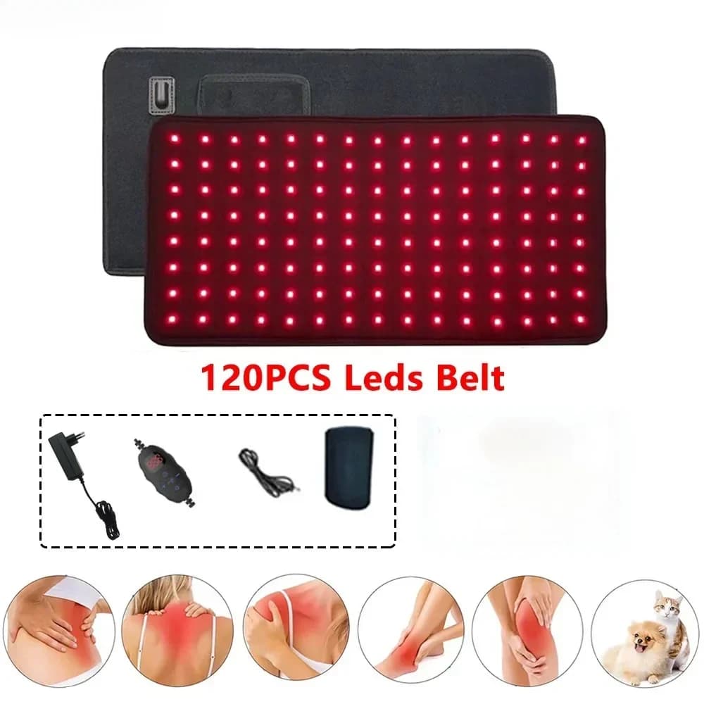 Red Light Therapy Belt with 660nm & 850nm LEDs