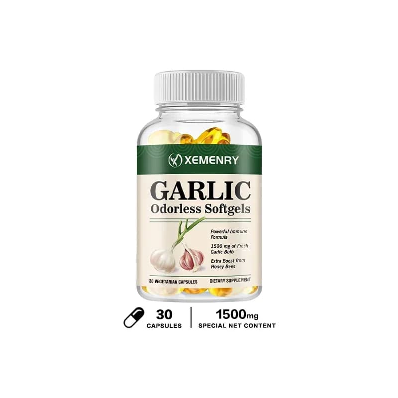 bottle of odorless garlic capsules — image 7