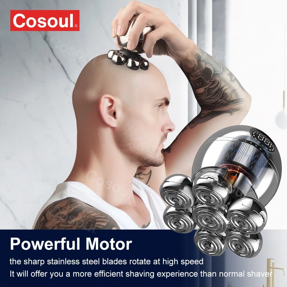 electric shaver and hair clipper for men — image 3