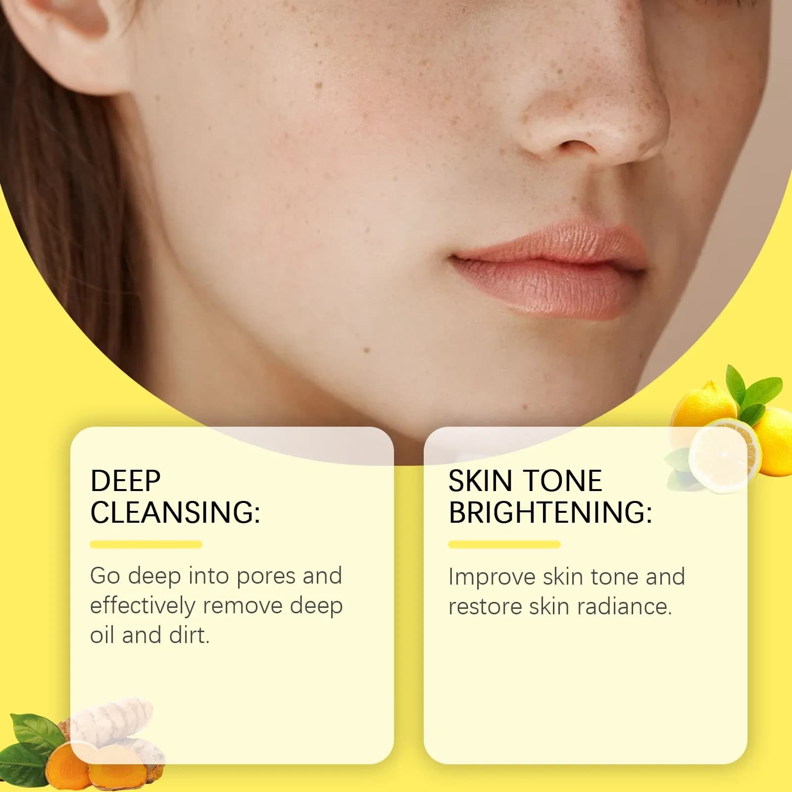 Turmeric and kojic acid facial cleansing pads — image 4