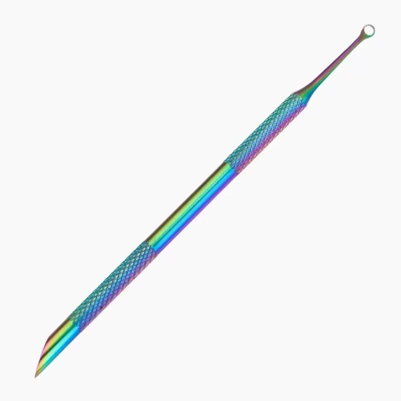 Stainless steel double-ended nail cuticle pusher and remover — image 8