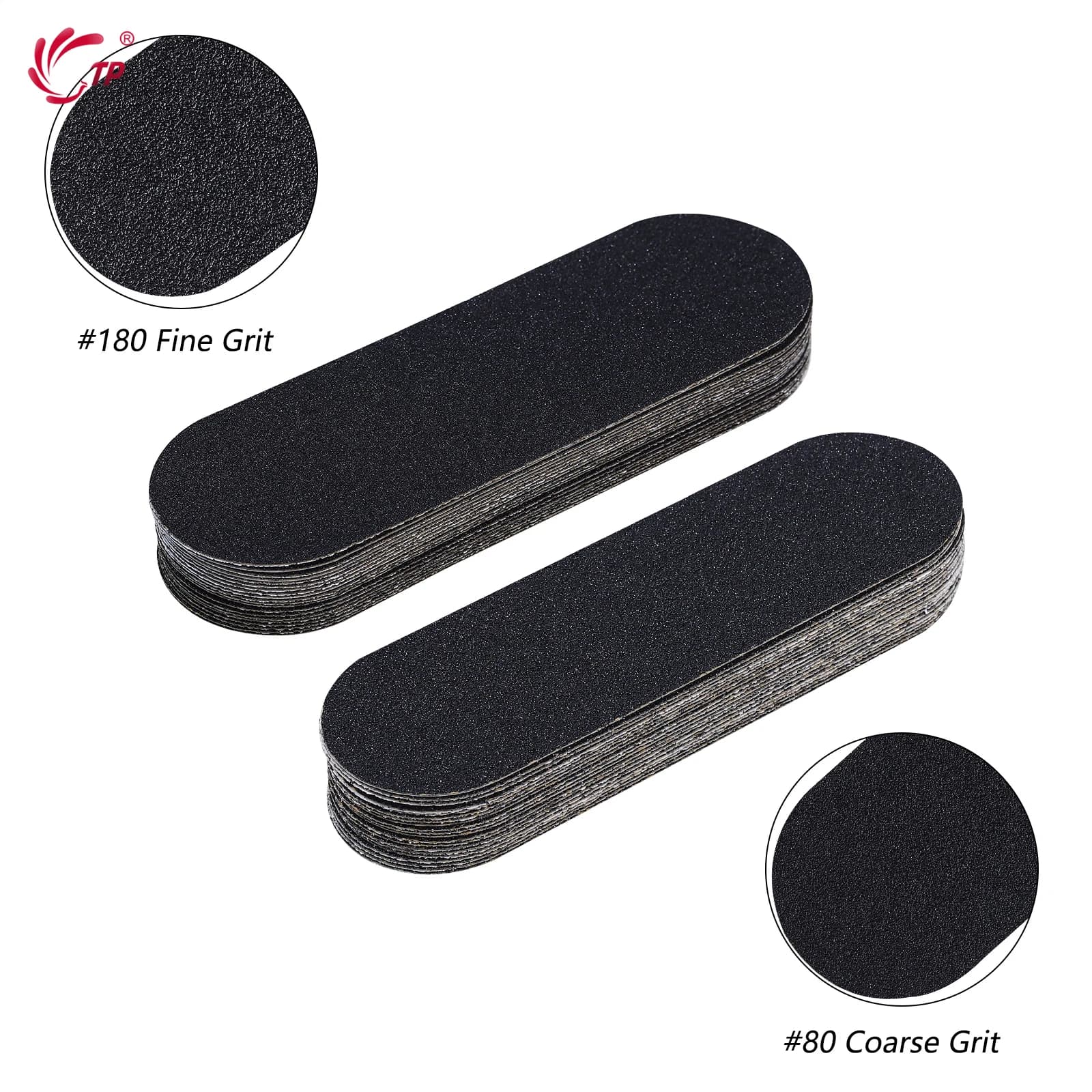 stainless steel foot file with replaceable sandpaper pads — image 3