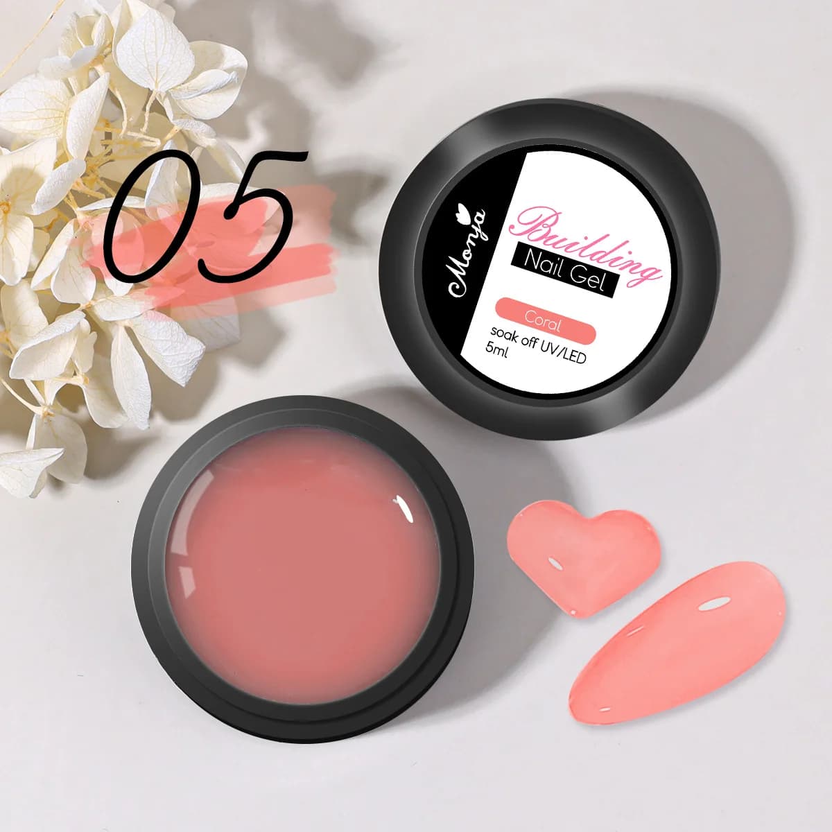 clear non-stick hand extension gel nail polish bottle — image 7