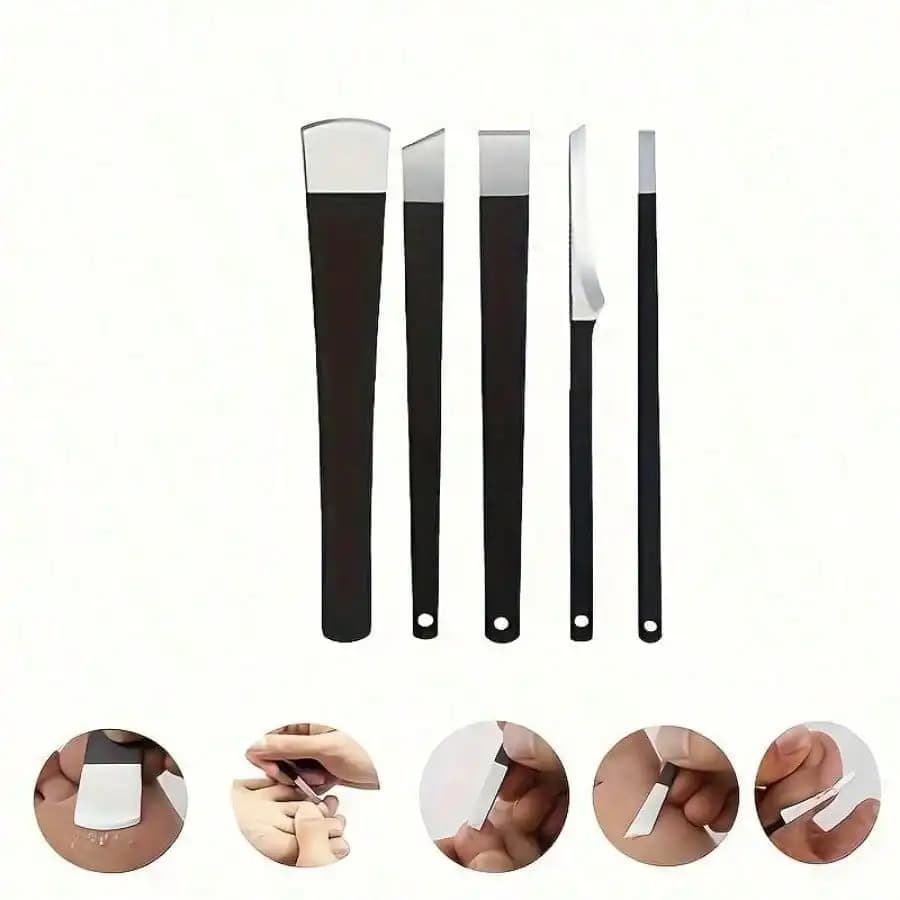 Stainless steel ingrown toenail and callus removal set — image 2