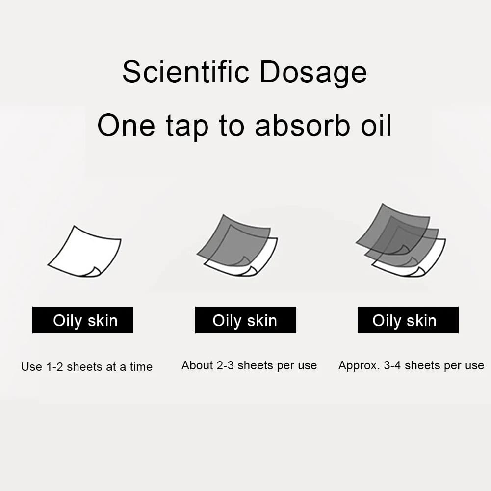Oil control blotting papers with case and powder puff — image 6