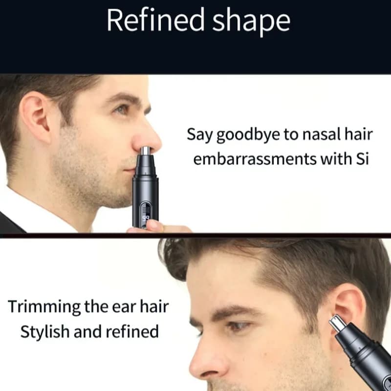 Pocket waterproof nose and ear hair trimmer — image 4