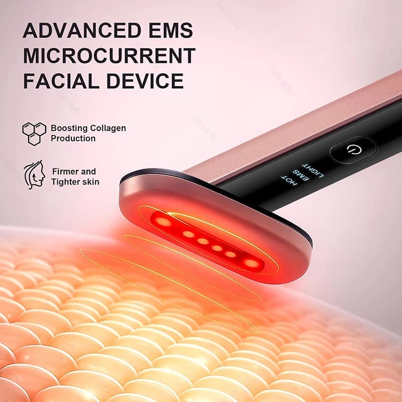 7-color light therapy wand with hot compress — image 3