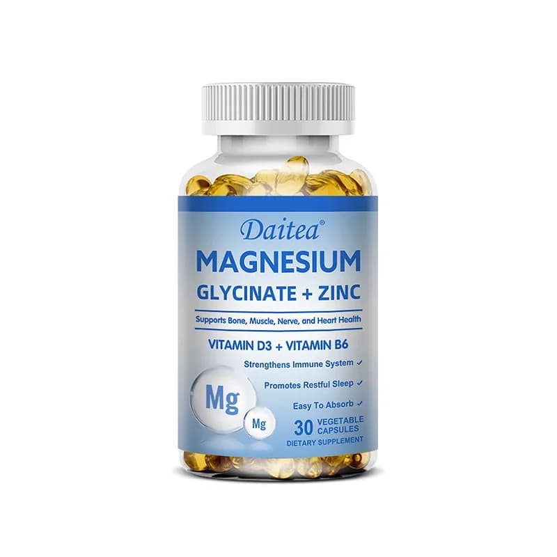 magnesium glycinate and zinc capsules bottle — image 7