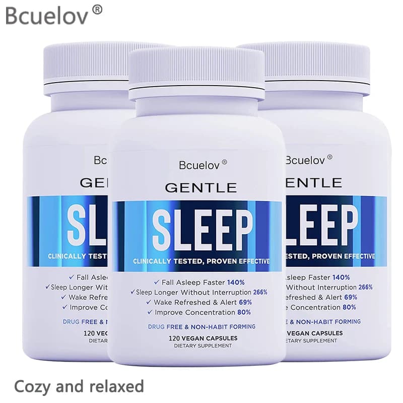 Natural Sleep Supplement – Supports Faster Sleep and Reduces Stress