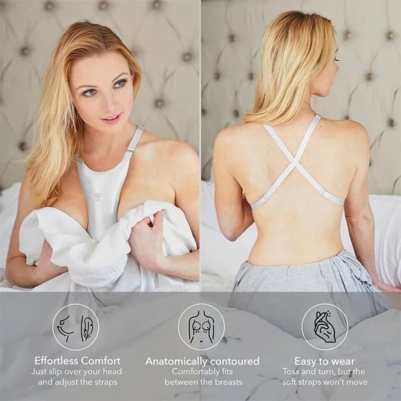 Anti-wrinkle chest pillow for side sleeping — image 4