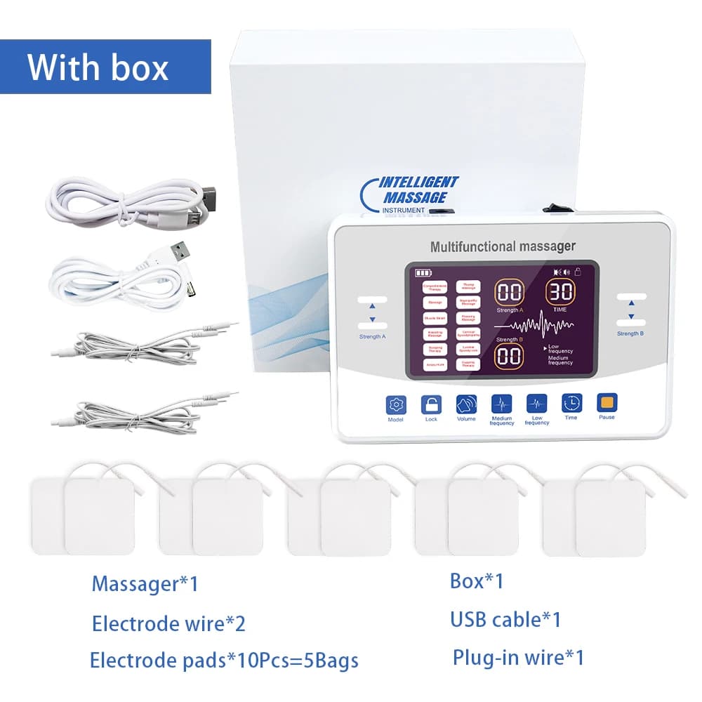 hand holding rechargeable EMS/TENS muscle stimulator — image 7