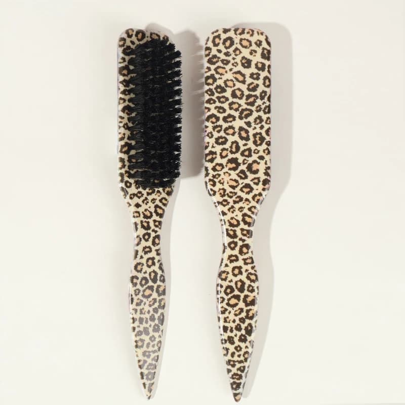 bristle slick back hair brush for smooth ponytails and buns — image 3