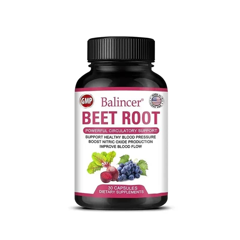 organic beetroot capsules with black pepper — image 8