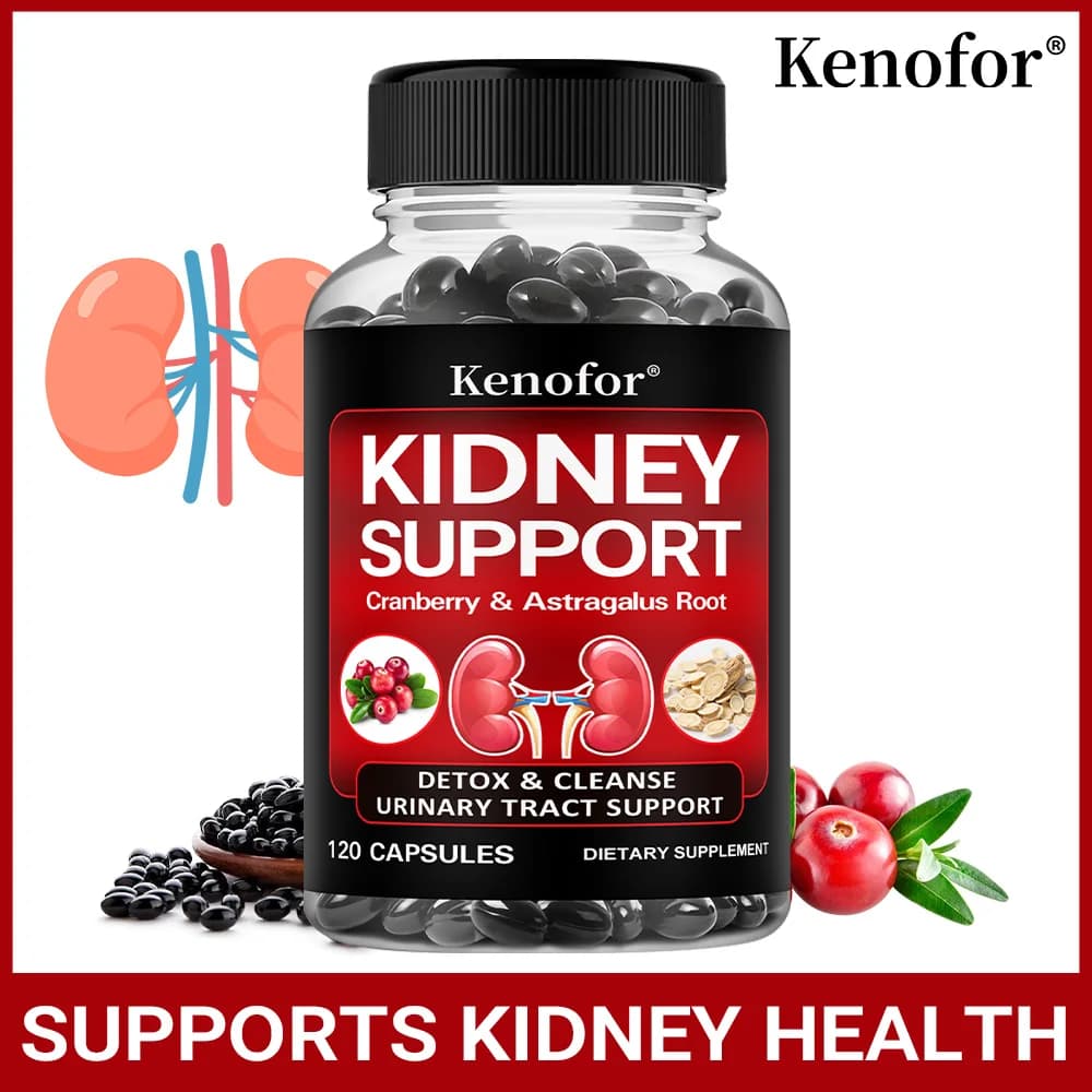 Kidney support supplement with cranberry and astragalus