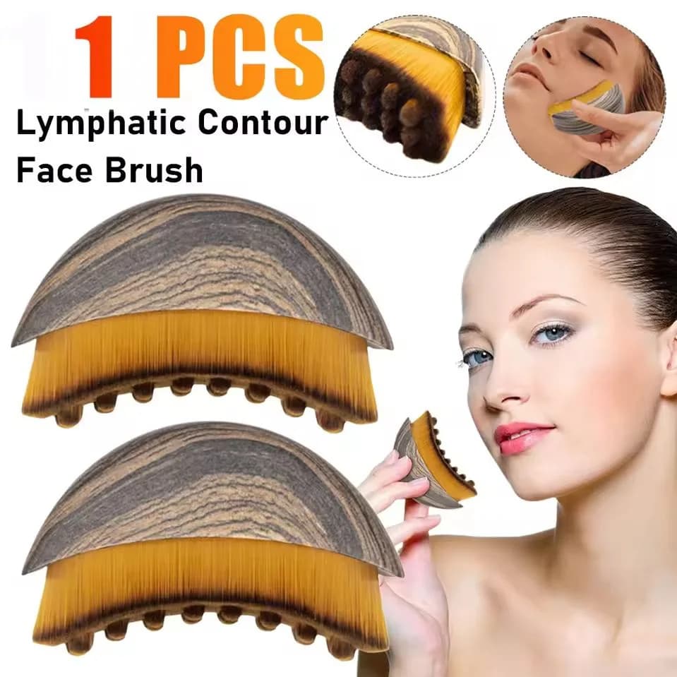 Lymphatic Contour Face Brush for Chin & Jawline