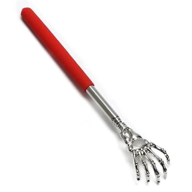 telescopic back scratcher with rubber handles — image 3