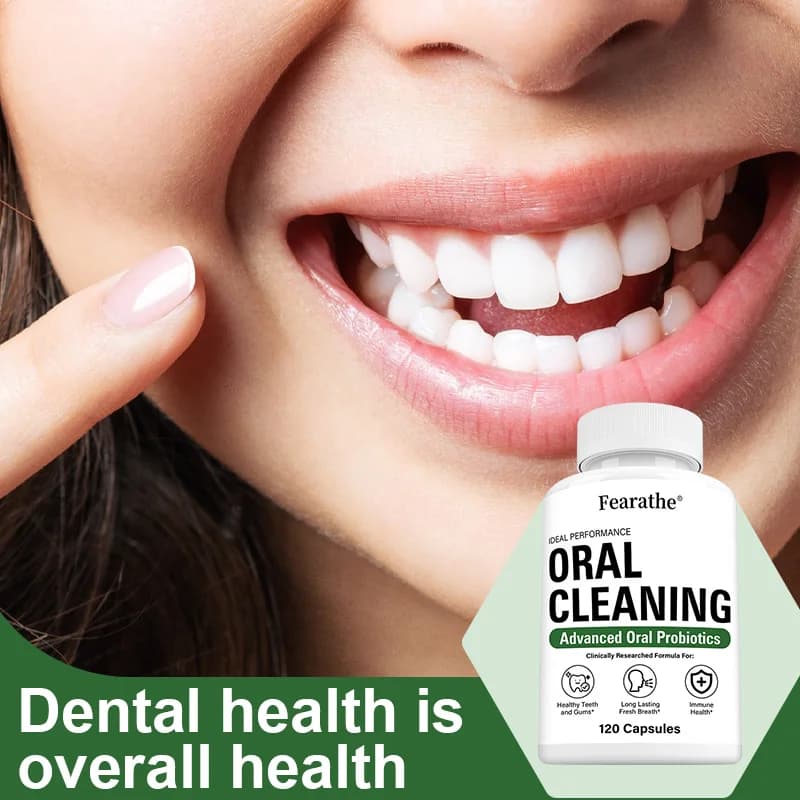 Oral Cleanse probiotic supplement bottle — image 3