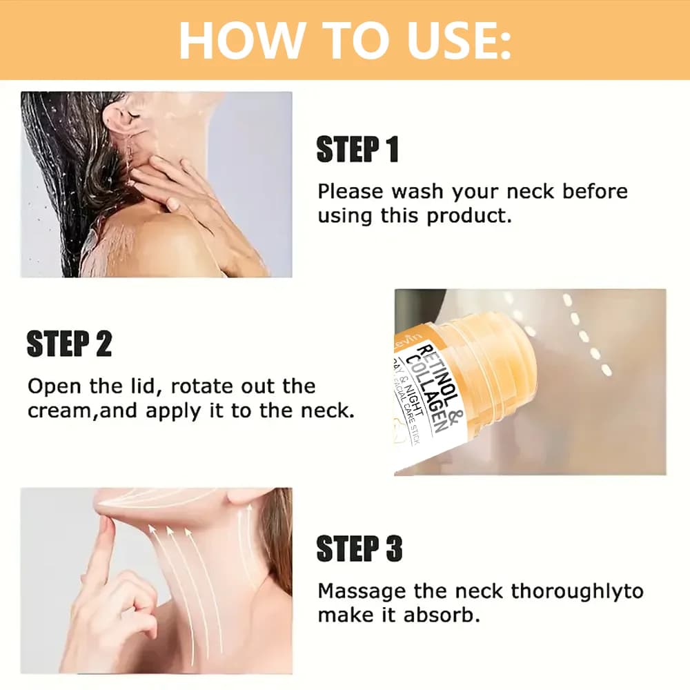 Retinol and collagen lifting neck cream tube — image 6