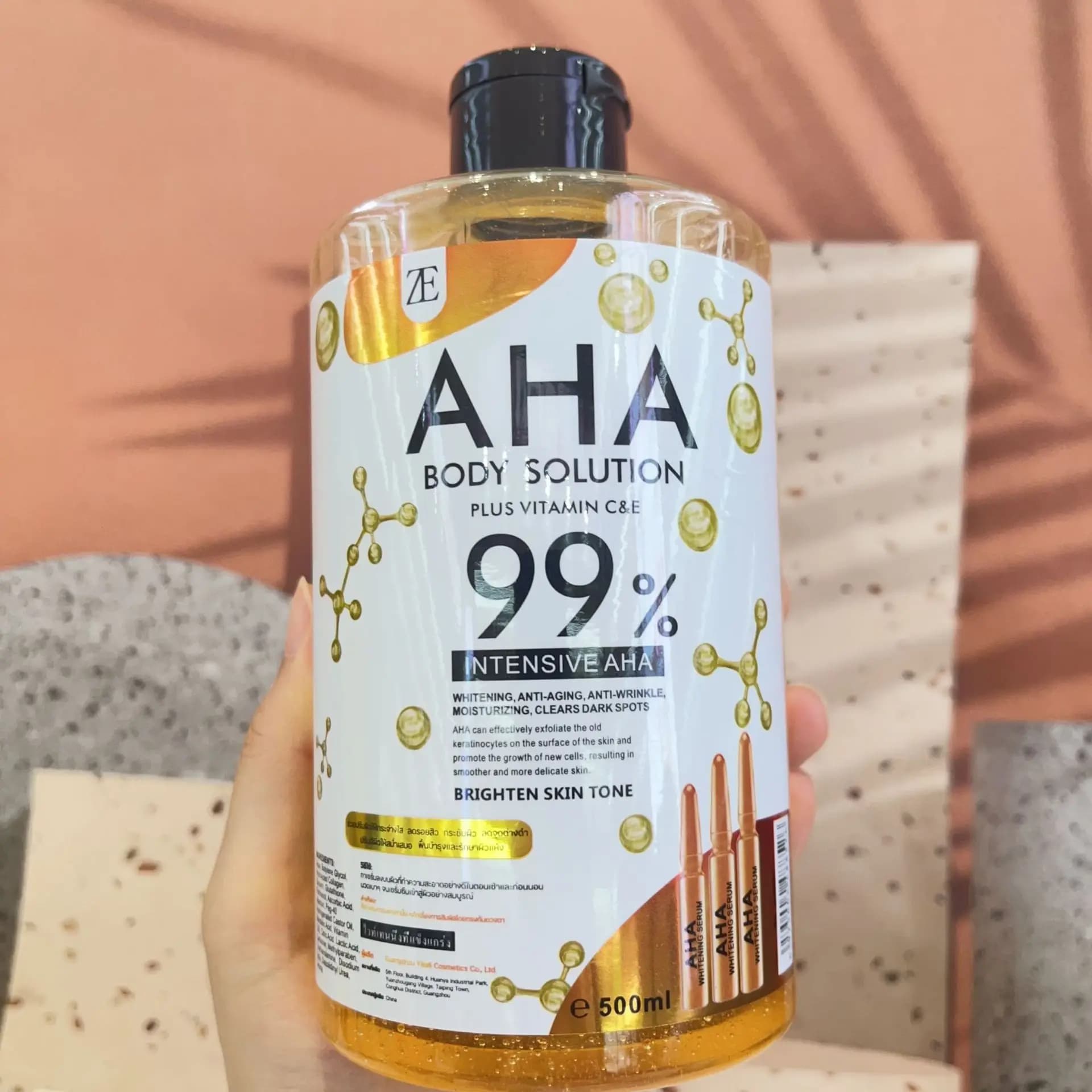 AHA moisturizing serum bottle 500 ml — image 6