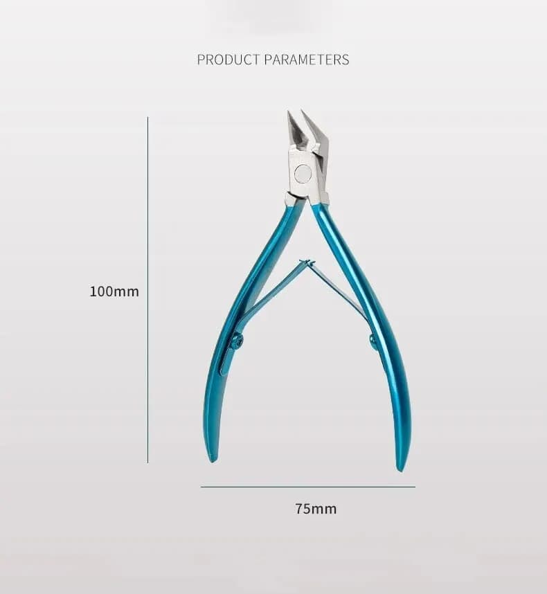 Stainless steel toe nail clipper for ingrown or thick toenails — image 6