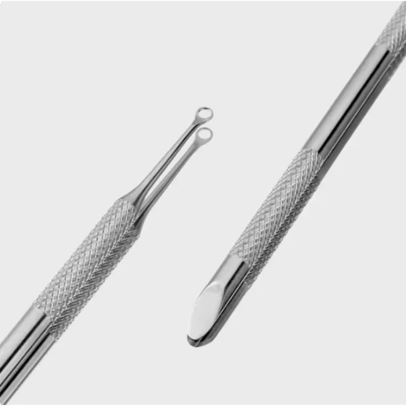 Stainless steel double-ended nail cuticle pusher and remover — image 4
