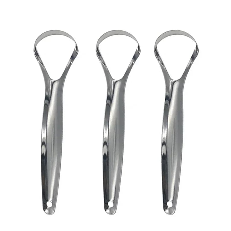 Stainless steel tongue scraper — image 7