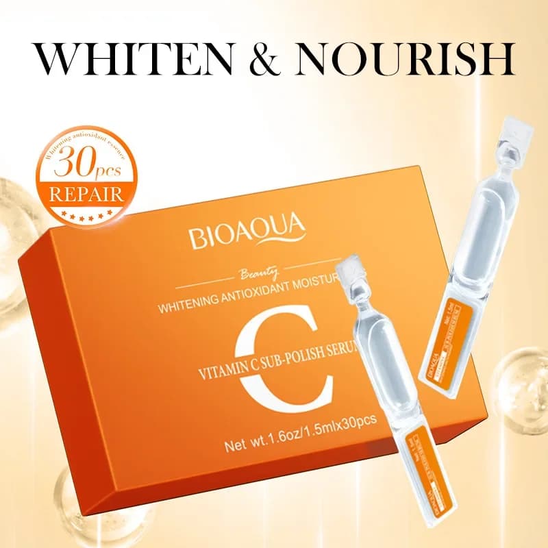 Bioaqua retinol vitamin C hyaluronic acid serum bottle — image 4