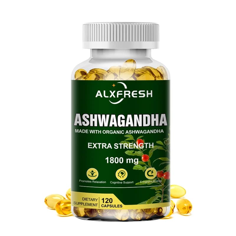 Organic ashwagandha root extract capsules — image 8