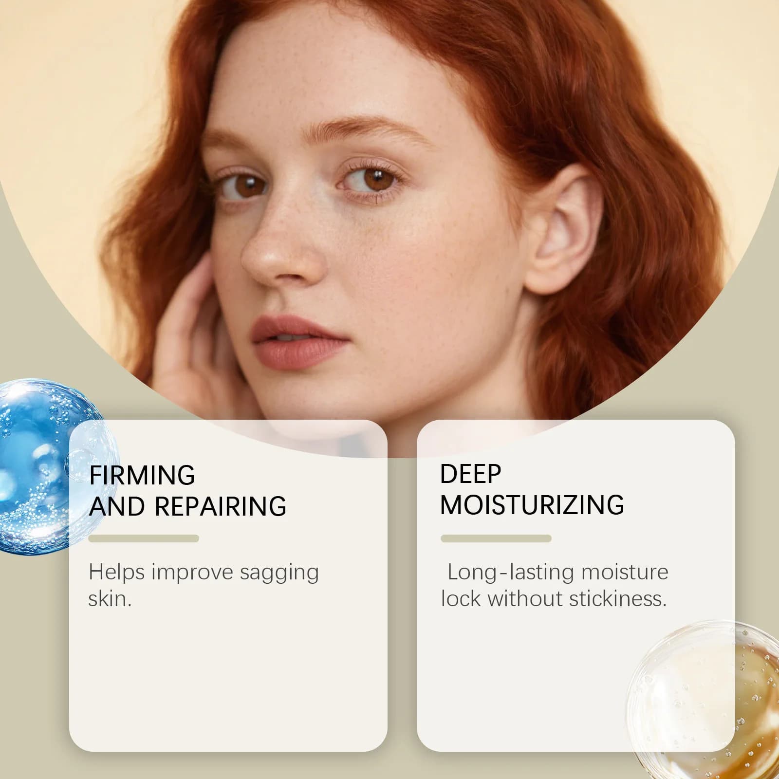 copper peptide anti-wrinkle face serum bottle — image 3