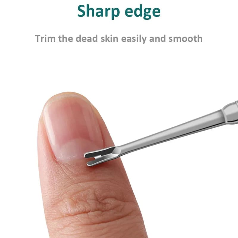 stainless steel cuticle remover tool — image 3