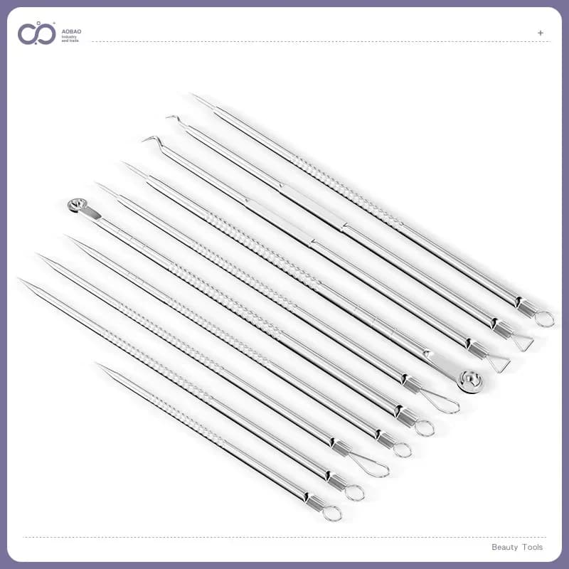 Ingrown hair tweezers with multiple needle tips — image 6