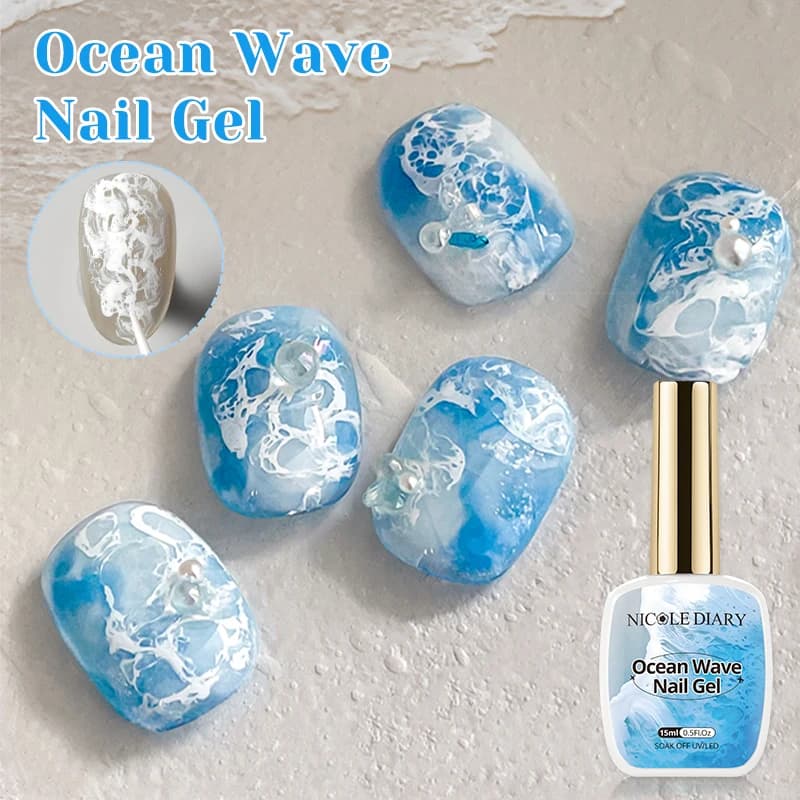 white gel nail polish in a 15 ml bottle — image 5