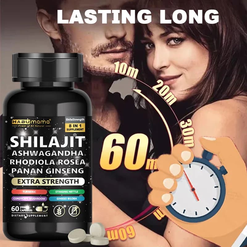 Shilajit, Ashwagandha & Ginseng Supplement
