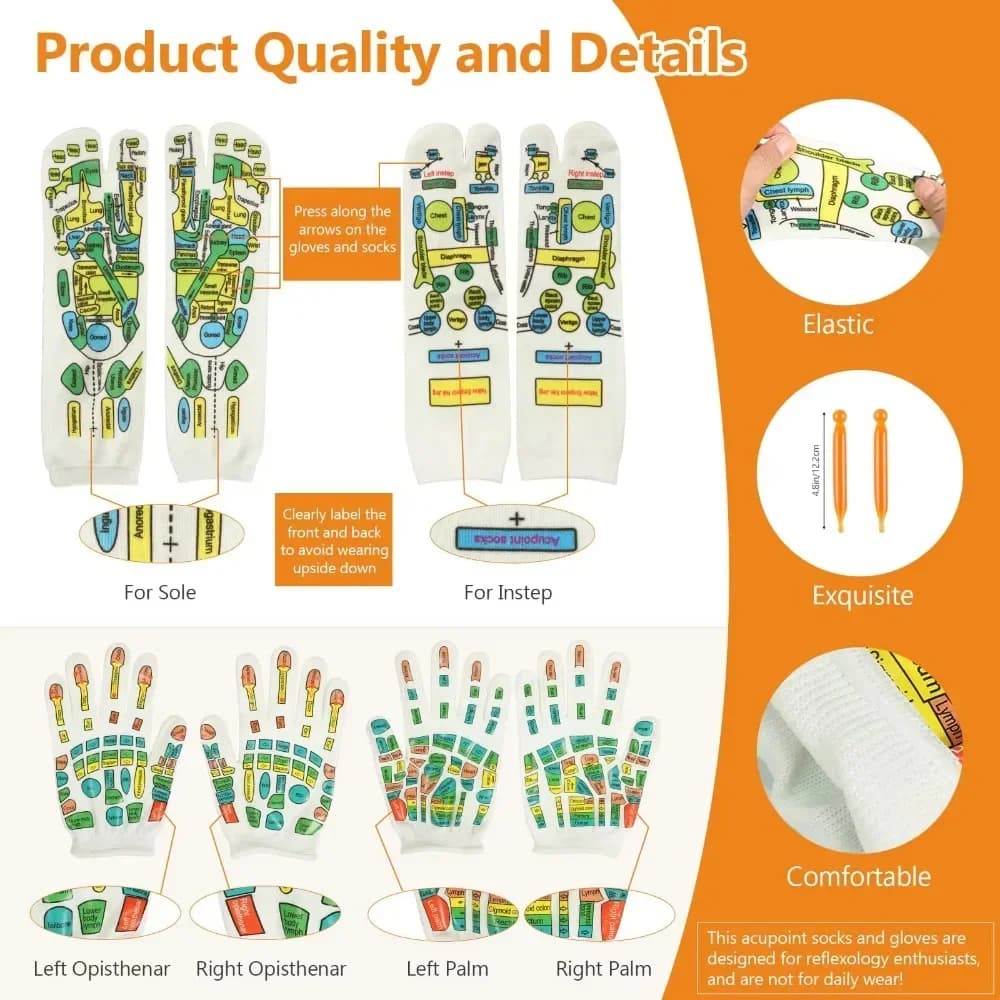 acupressure massage socks for foot relief — image 4