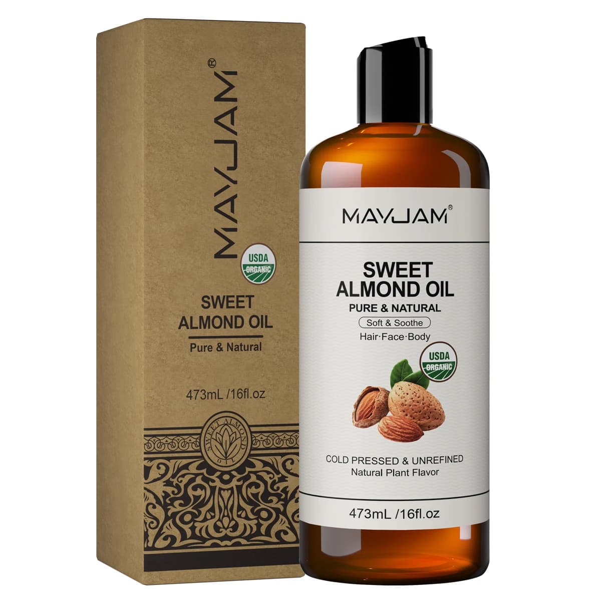 cold-pressed organic coconut oil bottle — image 3