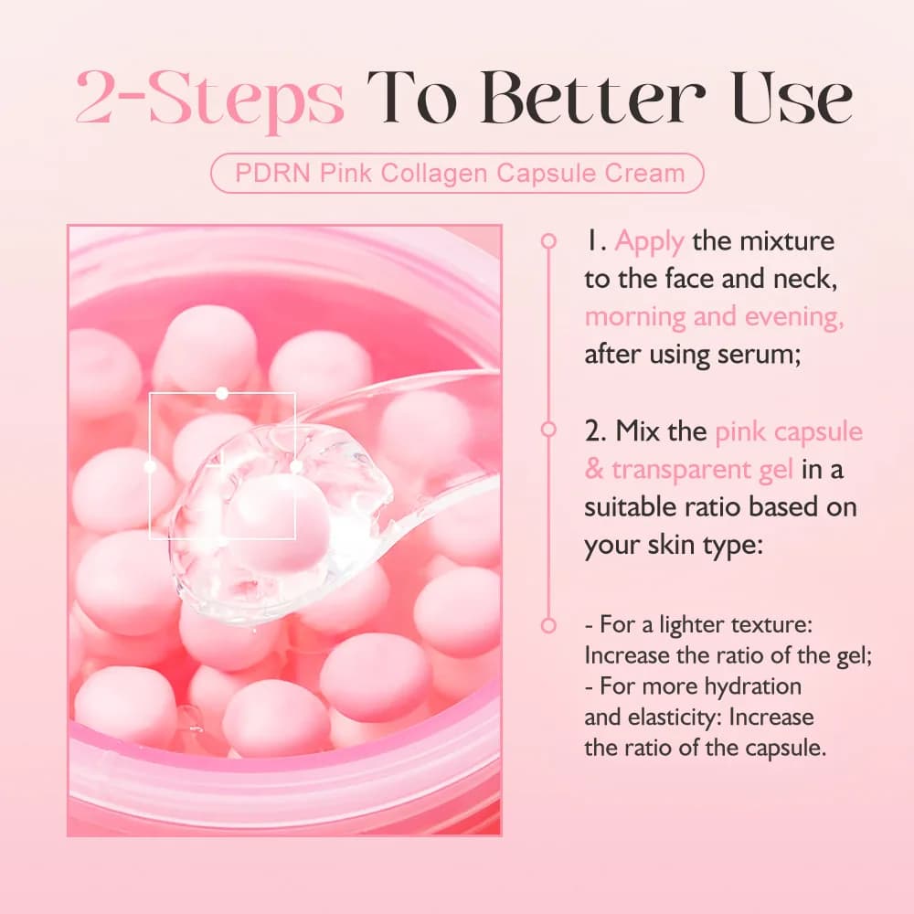PDRN pink collagen capsule cream tube — image 5