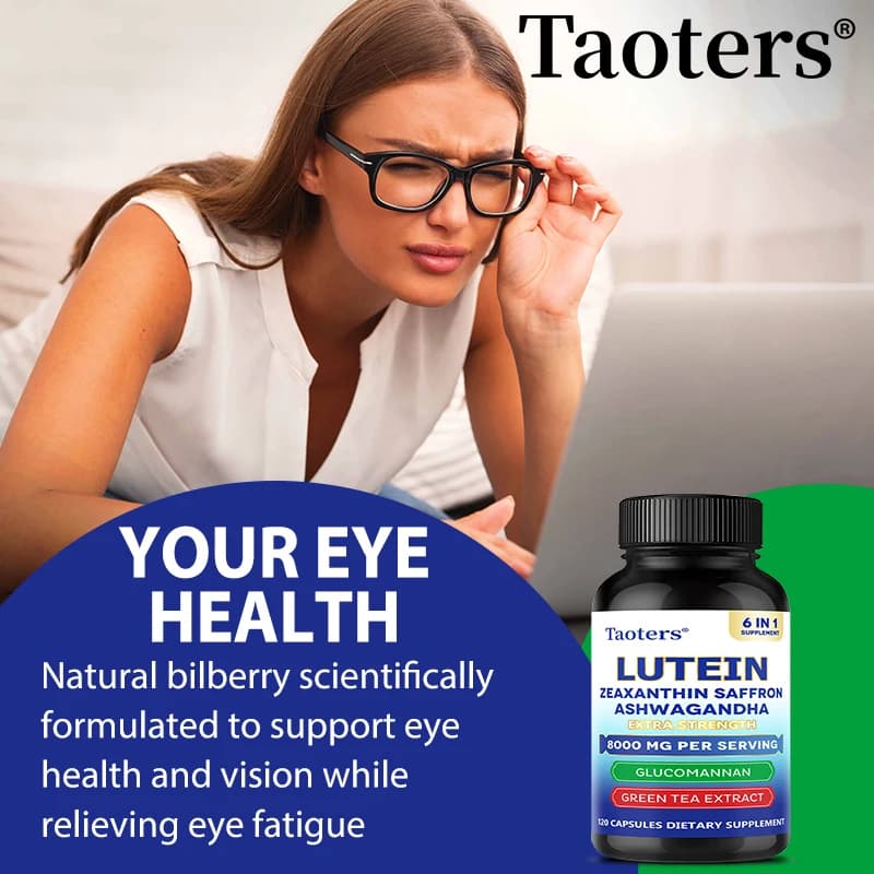 bottle of lutein and zeaxanthin eye support capsules — image 6