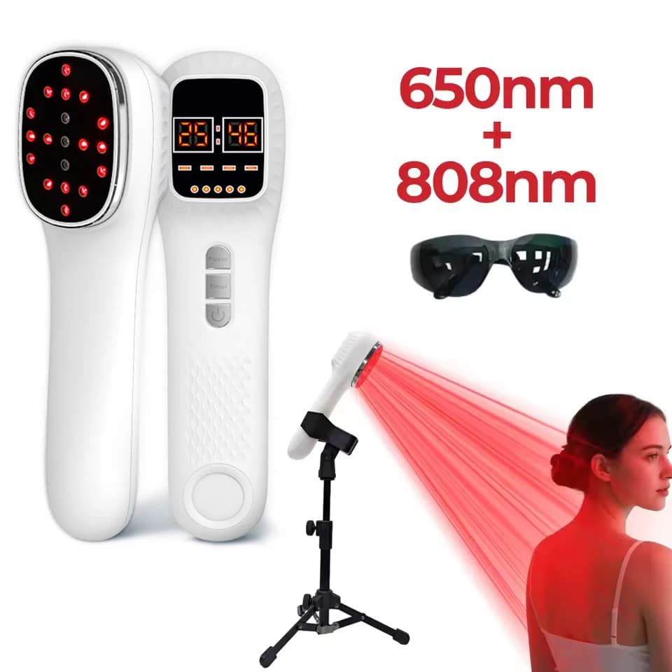 Handheld Red Light Therapy Device 650nm/808nm