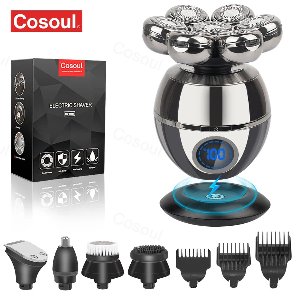 electric shaver and hair clipper for men — image 8