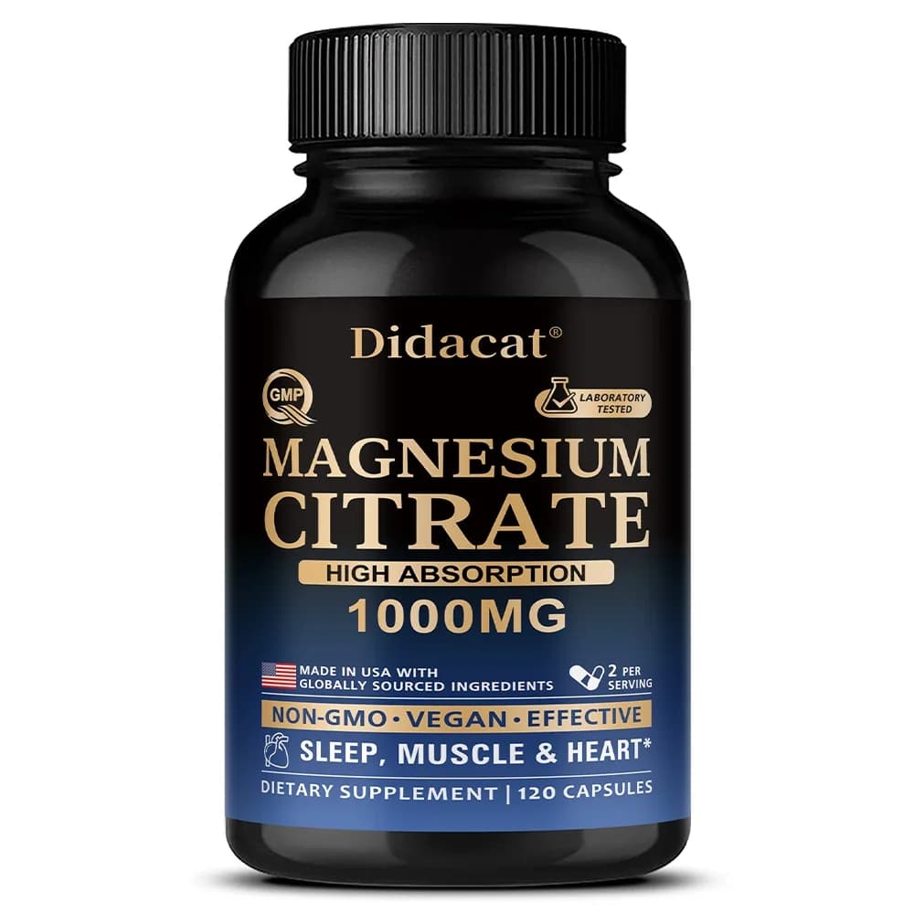 bottle of magnesium citrate supplement — image 7