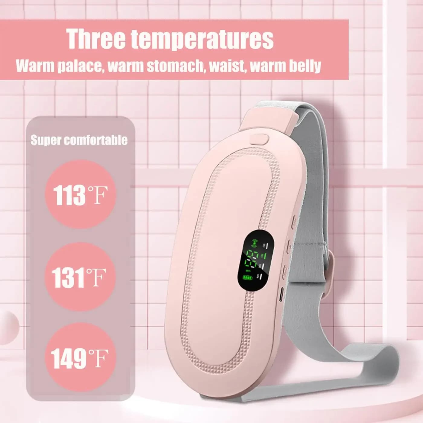 portable heated massage belt — image 3