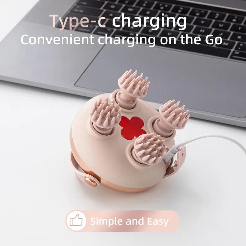 handheld rechargeable scalp massager — image 5