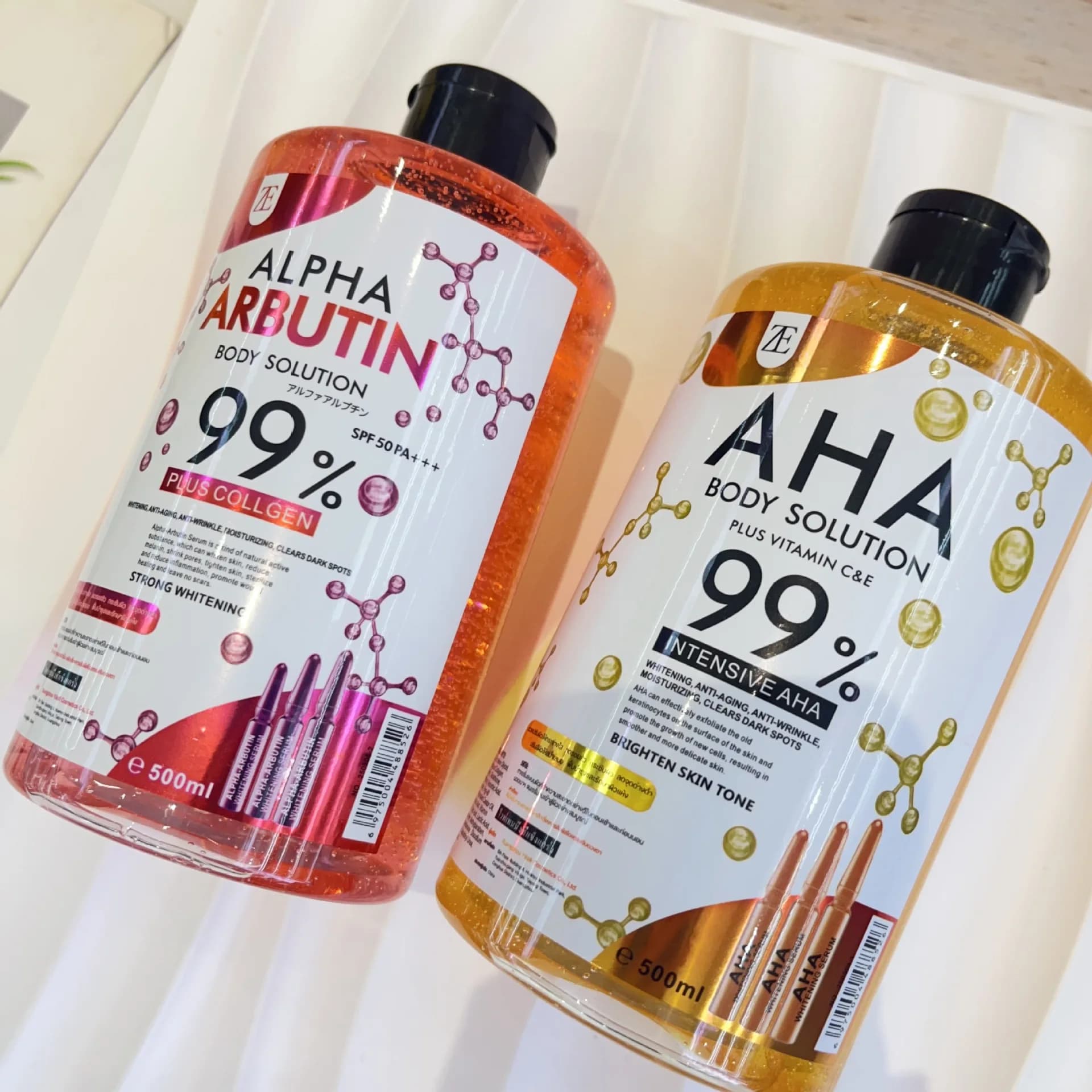 AHA moisturizing serum bottle 500 ml — image 4