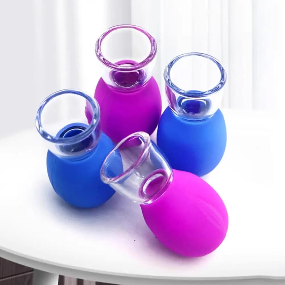 silicone facial cupping set with multiple cup sizes — image 3