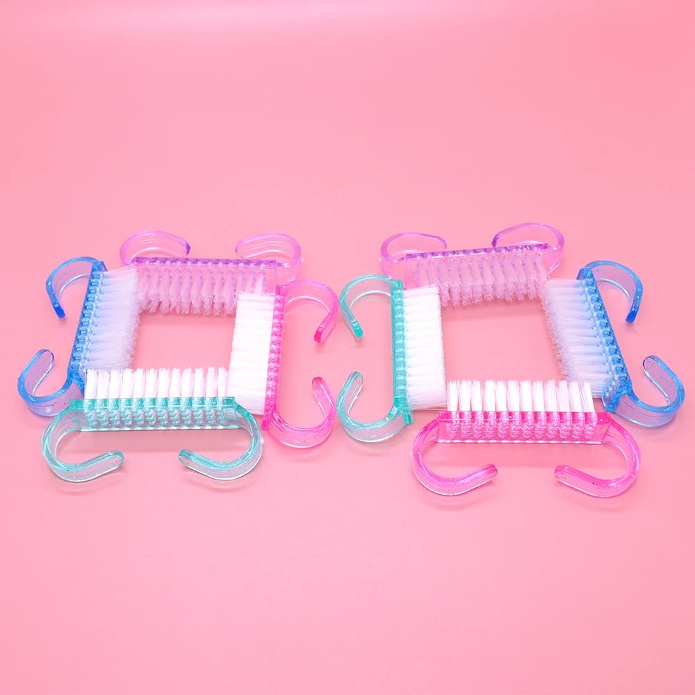 set of acrylic nail art brushes in four colors — image 5